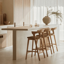 Bok Bench Barstool | Oak/Cognac