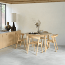 Bok Round Extension Dining Table | Oak