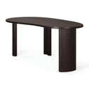 Boomerang Desk | Mahogany Dark Brown