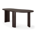 Boomerang Desk | Mahogany Dark Brown
