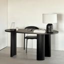 Boomerang Desk | Mahogany Dark Brown