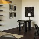 Boomerang Desk | Mahogany Dark Brown