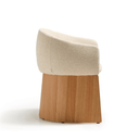 Bosca Timber Leg Dining Chair | Beige / Oak