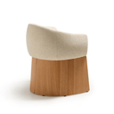 Bosca Timber Leg Dining Chair | Beige / Oak