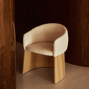 Bosca Timber Leg Dining Chair | Beige / Oak