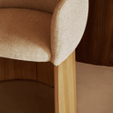 Bosca Timber Leg Dining Chair | Beige / Oak