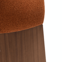 Bosca Timber Leg Dining Chair | Terracotta / Walnut