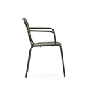 Brai Patio Dining Chair with Arms | Green