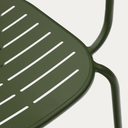 Brai Patio Dining Chair with Arms | Green