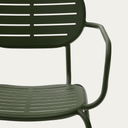 Brai Patio Dining Chair with Arms | Green