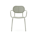 Brai Patio Dining Chair with Arms | Sage
