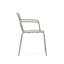Brai Patio Dining Chair with Arms | Sage