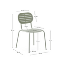 Brai Patio Dining Chair | Sage