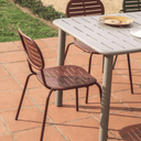 Brai Rectangular Patio Dining Table | Taupe