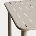 Brai Rectangular Patio Dining Table | Taupe