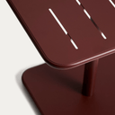 Brai Square Patio Dining Table | Burgundy