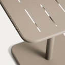 Brai Square Patio Dining Table | Taupe