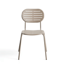 Brai Stackable Patio Chair | Taupe