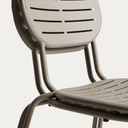 Brai Stackable Patio Chair | Taupe