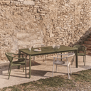 Brela Extension Patio Dining Table | Green