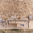 Brela Extension Patio Dining Table | Taupe