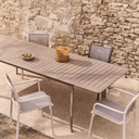 Brela Extension Patio Dining Table | Taupe