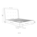 Bronte Bed | Paloma Grey