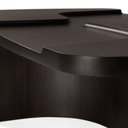 Brutalist Coffee Table | Mahogany Rose Brown