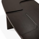 Brutalist Coffee Table | Mahogany Rose Brown