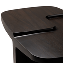 Brutalist Side Table | Mahogany Rose Brown
