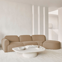 Bulky Modular Sofa | Semi-Circle Ottoman