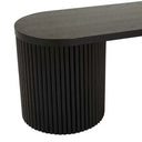 Benjamin Ripple Bench Seat | Matt Black