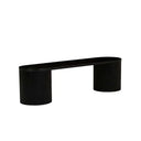 Benjamin Ripple Bench Seat | Matt Black
