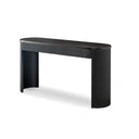 Benjamin Ripple Grand Console Table | Matt Black