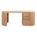 Benjamin Ripple Grand Desk | Natural Ash