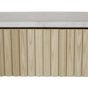 Benjamin Ripple Grand Marble Console Table | Natural Ash
