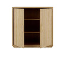 Benjamin Ripple Storage Cabinet | Natural Ash