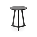 Tripod Side Table | Black Oak