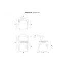 Bok Dining Chair | Teak Brown