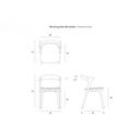 Bok Dining Chair | Black Oak/Leather