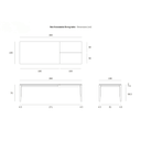 Bok Extension Dining Table | Natural Teak