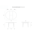 Bok Round Extension Dining Table | Oak