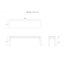 Bok Bench Seat | Natural Teak