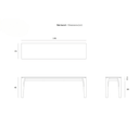 Bok Bench Seat | Natural Teak