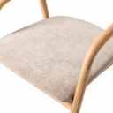 Bosco Dining Chair | Beige / Natural Oak