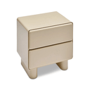 Bram Bedside Table | Beige Gloss
