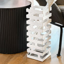 Brick Square Umbrella Stand | White