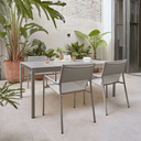 Cairns Extension Patio Dining Table | Light Grey