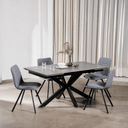 Calos 2 Ceramic Extension Dining Table | Grey