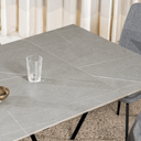 Calos 2 Ceramic Extension Dining Table | Grey